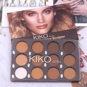 12 Colours  make up Contour Palette Face BronzerMake up Highlight Face Sculpting Matte Contour Palette bronzer powder