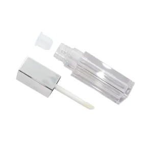 5ml Pentagon Silver Cosmetic and Lip Gloss Tube