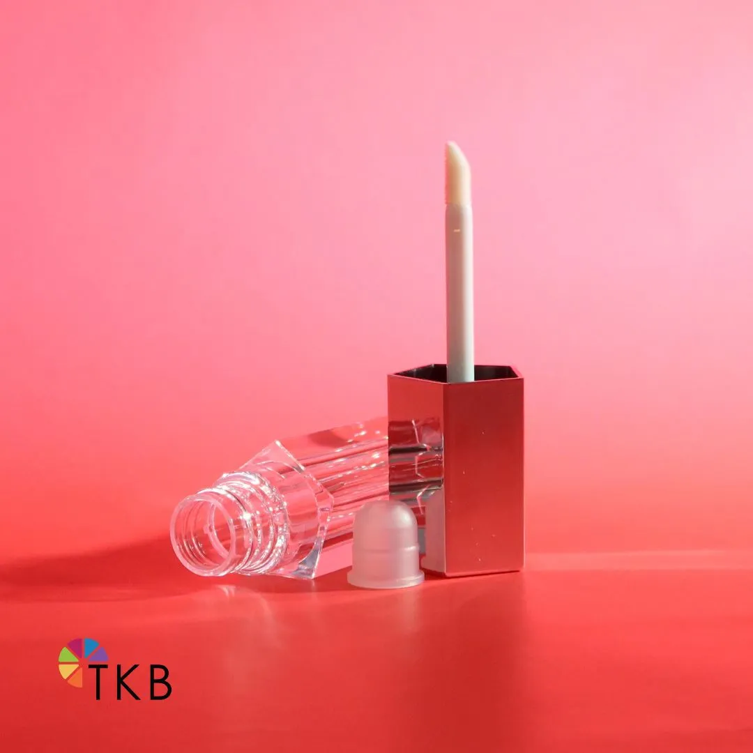 5ml Pentagon Silver Cosmetic and Lip Gloss Tube
