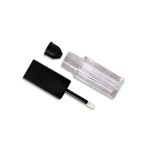 5ml Square Black Cosmetic and Lip Gloss Tube