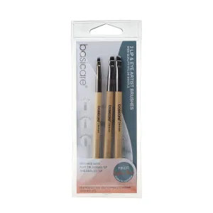 Basicare 3-in-Pack Lip/Eye Artist Brushes