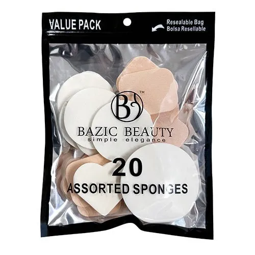 Bazic Beauty Make-up Blender Sponge 20pk