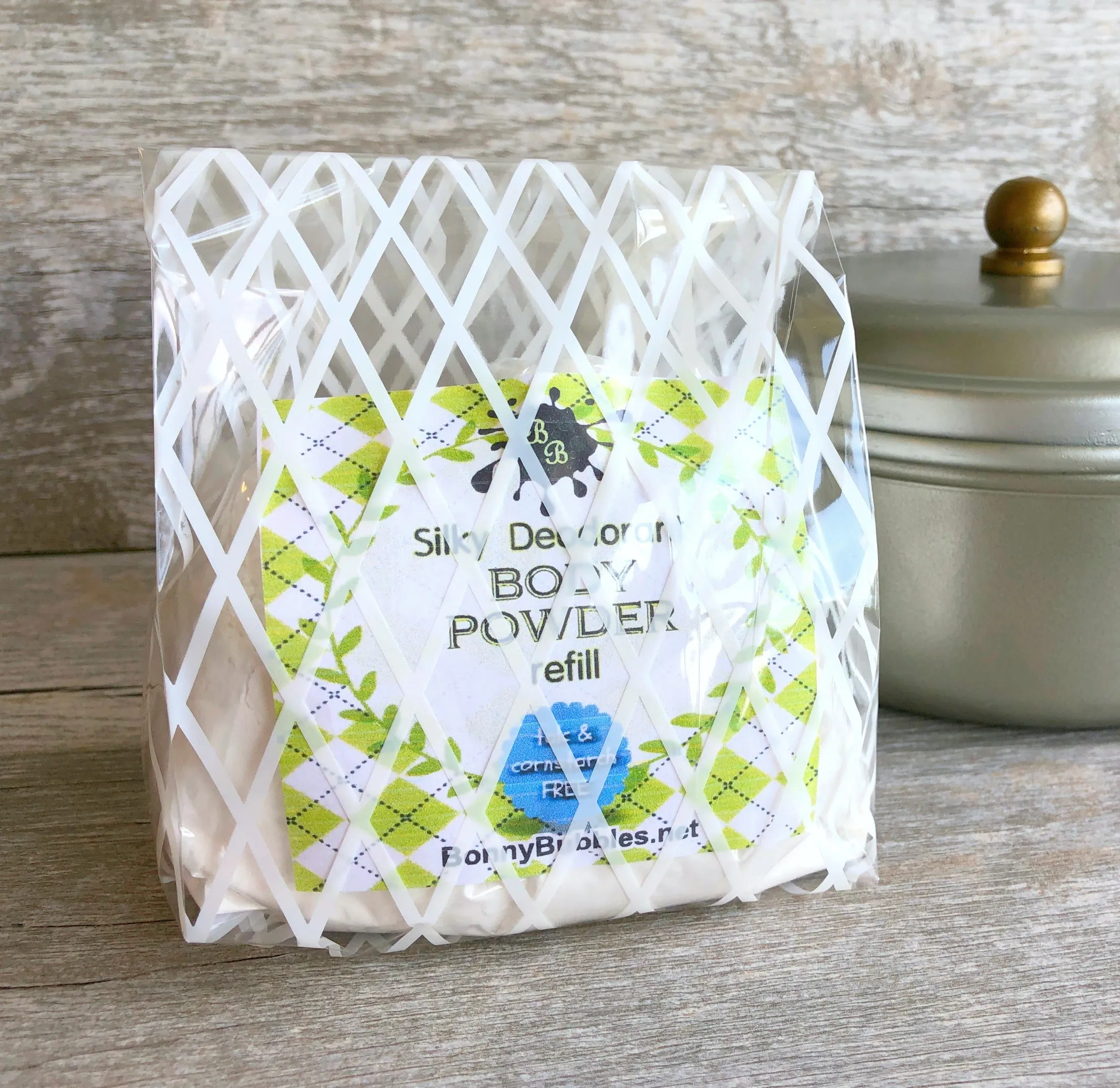 BODY POWDER for Men, 6oz refill - pick a scent