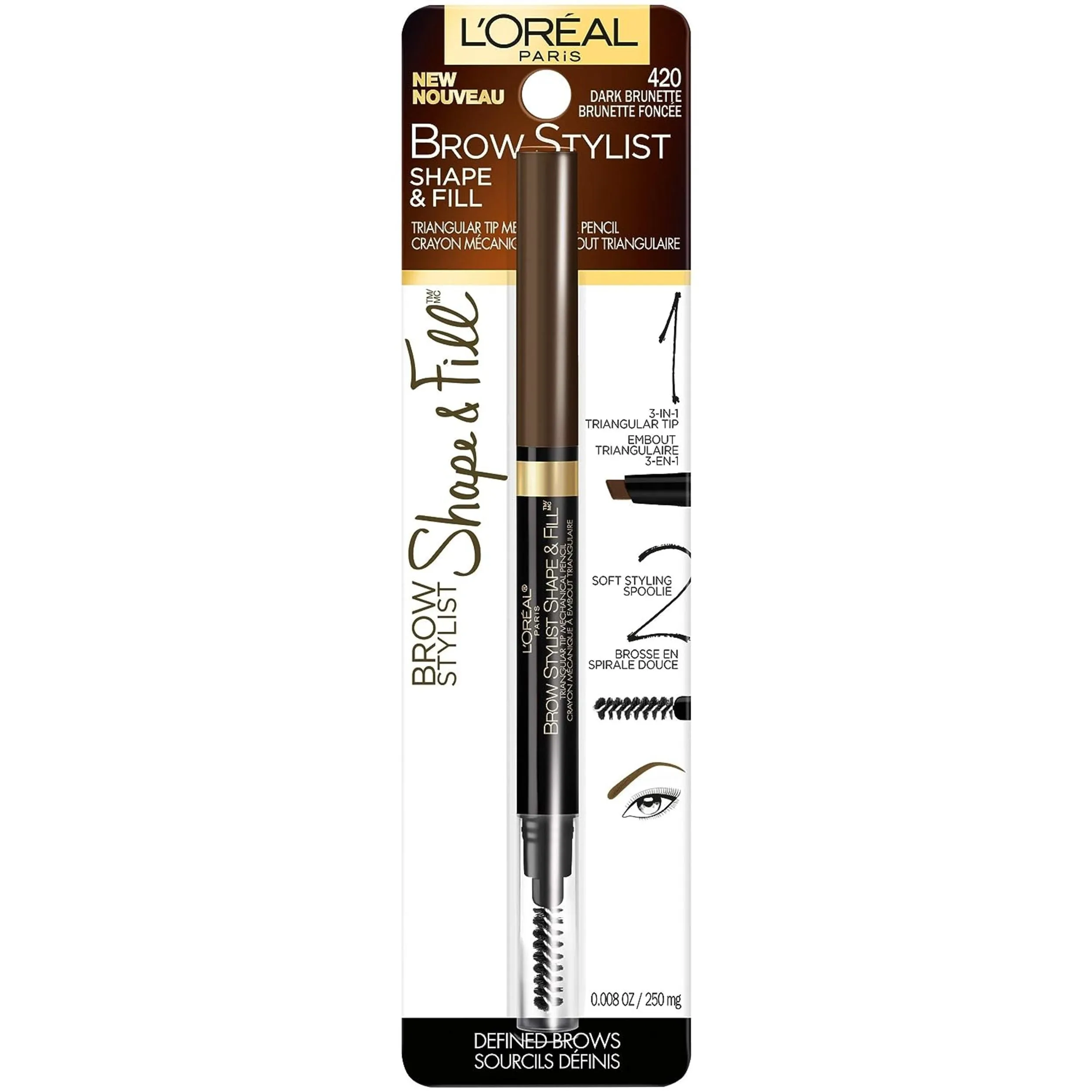 Brow Stylist Shape & Fill Mechanical Eye Brow Makeup Pencil
