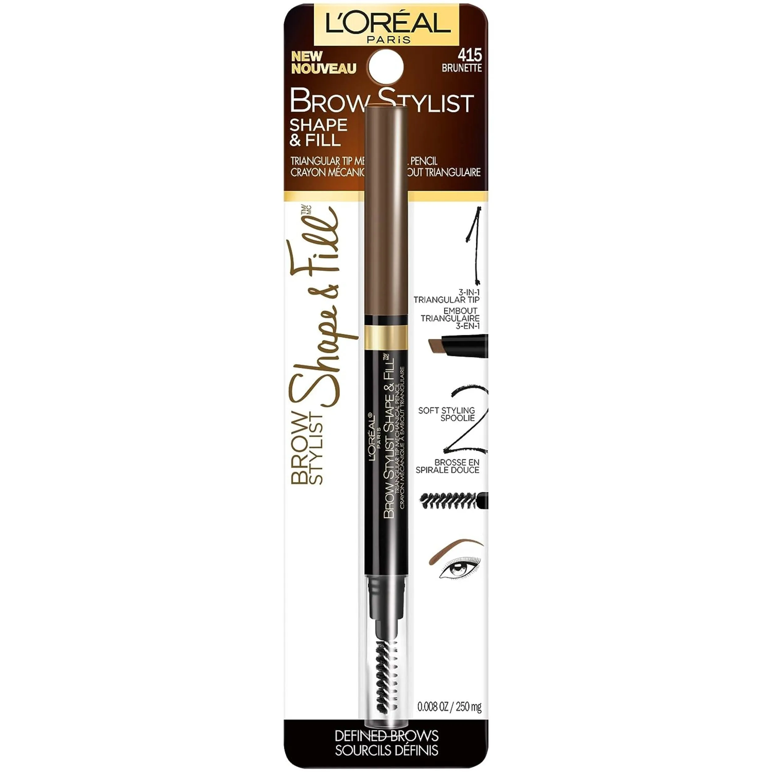 Brow Stylist Shape & Fill Mechanical Eye Brow Makeup Pencil