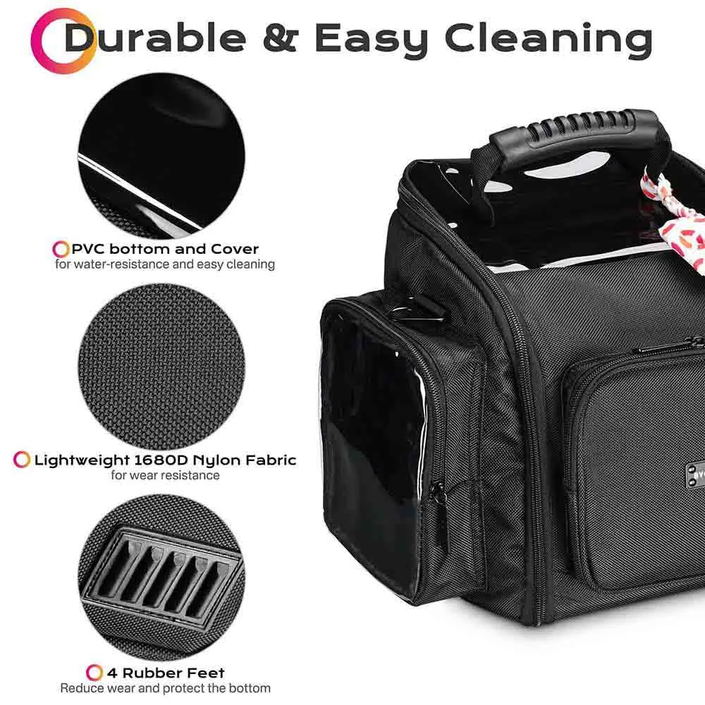 Byootique Essential Foldable Travel Makeup Bag Cosmetic Travel Storage Case