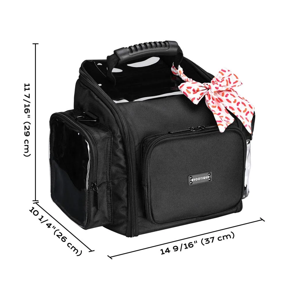 Byootique Essential Foldable Travel Makeup Bag Cosmetic Travel Storage Case