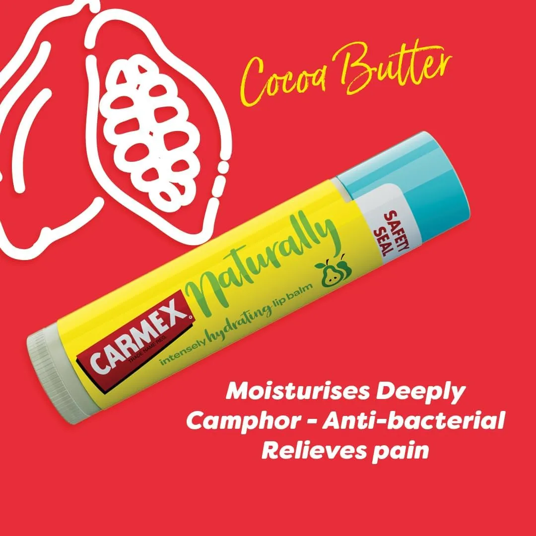 Carma Laboratories Carmex Naturally Pear Lip Balm 4.25g