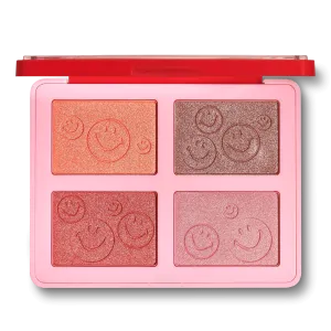 Ciaté London x Smiley® Glow-To Illuminating Blush Quad
