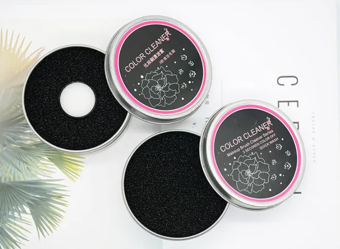 Cleaning Makeup Brush Sponge Cleaning Box Portable Makeup Cleaning Pad Makeup Brush Cleaning Box