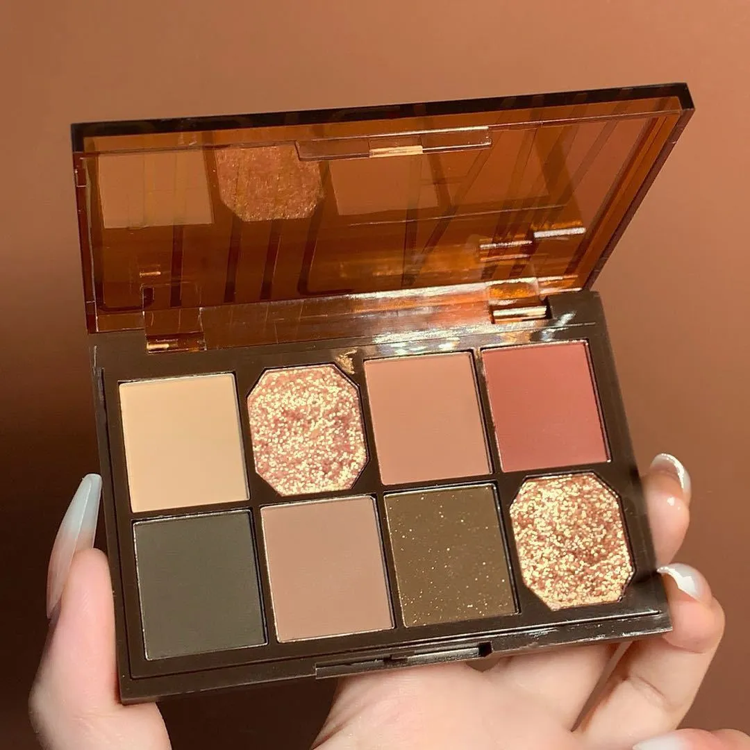 Color Matte Pearlescent Eye Shadow Palette Gray Tone Brown Bean Paste Powder Blush Eyeshadow Long Lasting Eyes Makeup Cosmetic