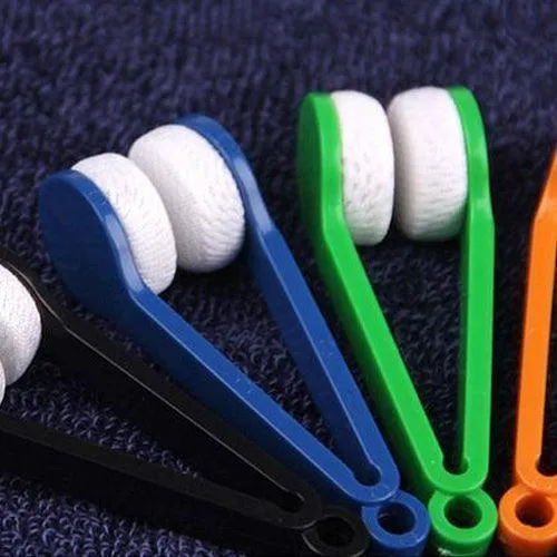 Compact Eyewear Care Kit with Microfiber Brush for Crystal Clear Lenses