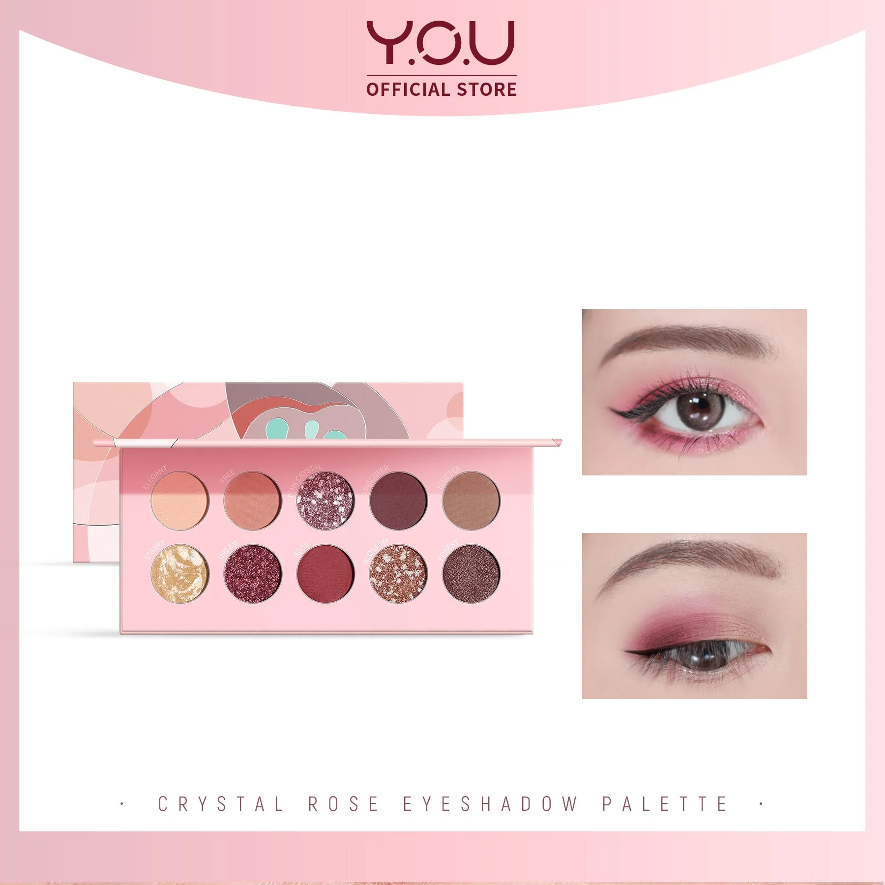 Crystal Rose Eyeshadow Palette