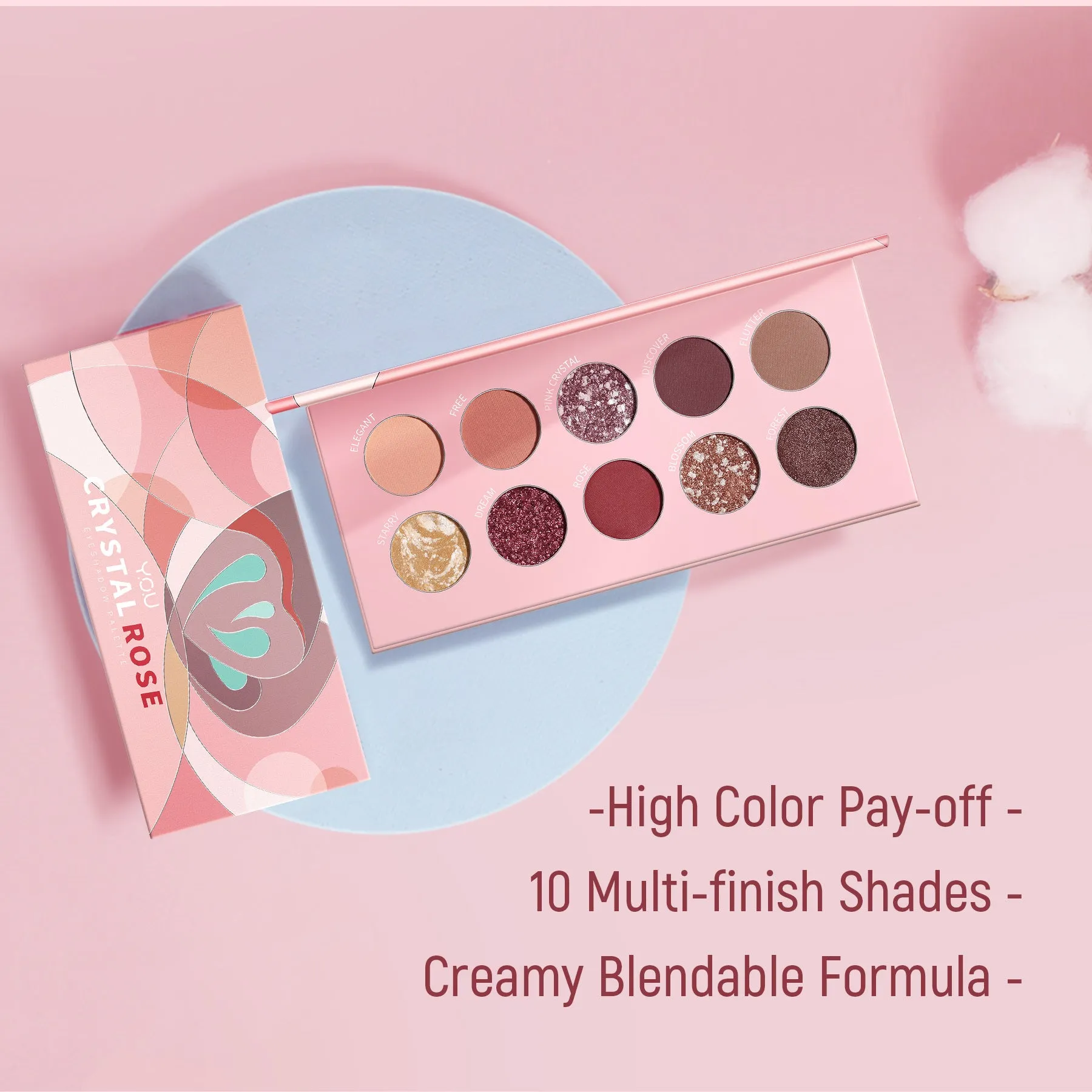 Crystal Rose Eyeshadow Palette
