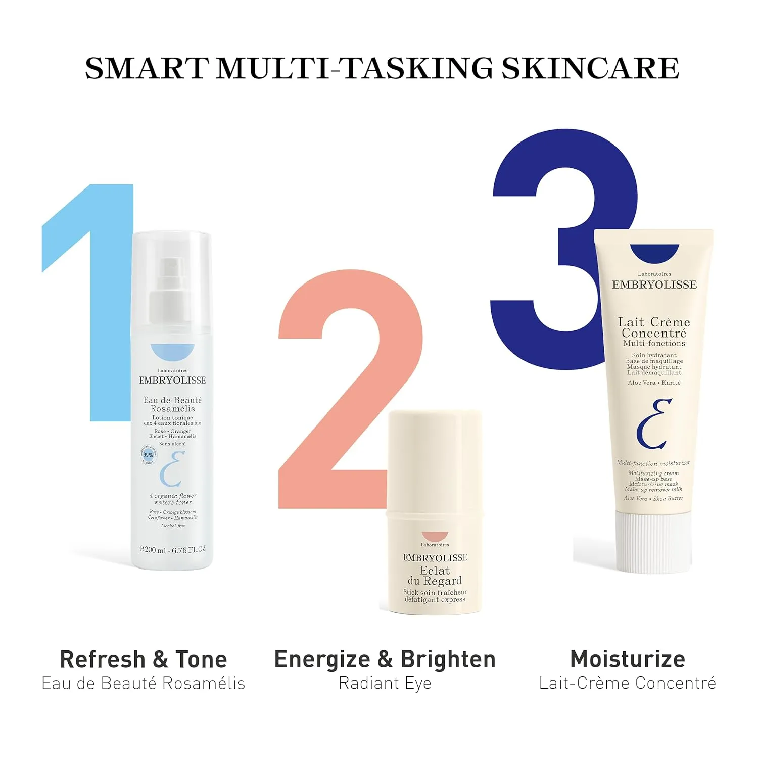 Embryolisse Lait-Crème Concentré - Multi-Tasking Face Cream & Makeup Primer for Daily Skincare - Suitable for All Skin Types