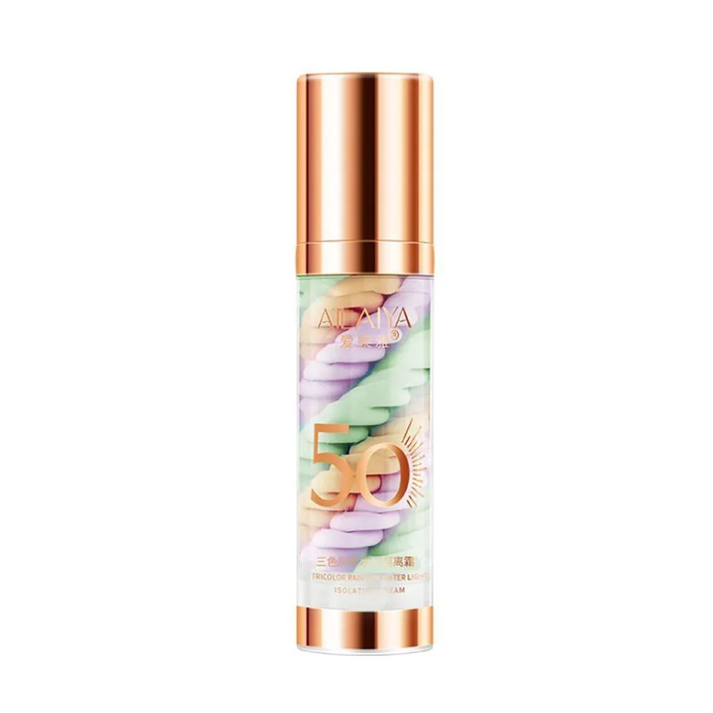 Flawless Face Makeup Primer Base Tricolor Isolation Cream