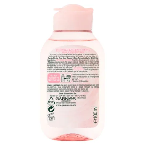 Garnier Micellar Rose Water Cleanse & Glow 100ml