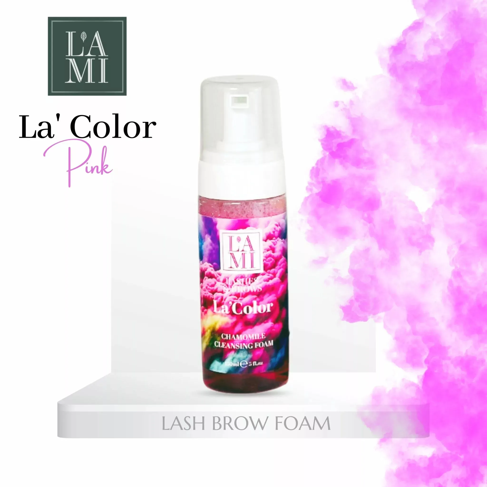 Lami Lashes LA Colour Cleansing Foam, 100ml (Choose your colour)