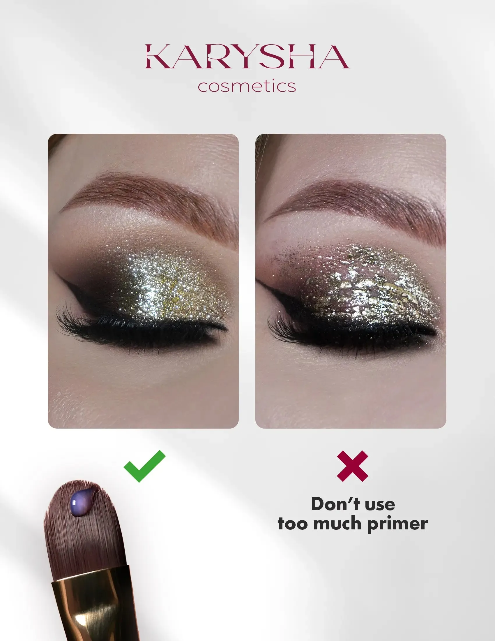Long Lasting Eyeshadow Gel Primer Glitter Glue