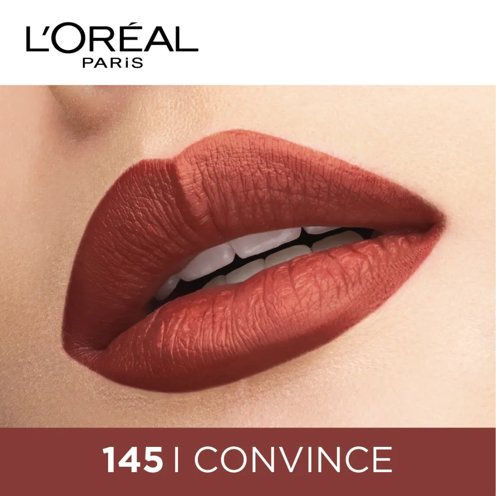 L'Oreal Paris Rouge Signature Matte Liquid Lipstick, 145 I Convince