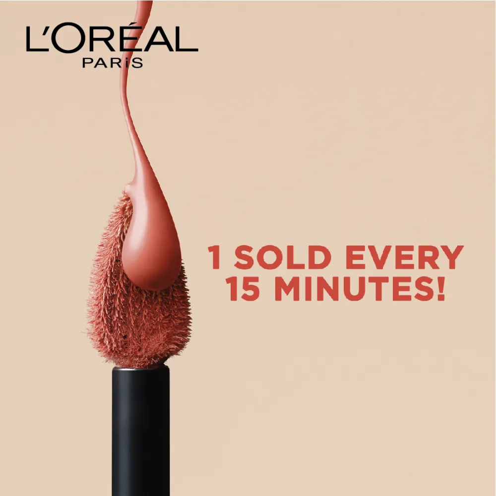 L'Oreal Paris Rouge Signature Matte Liquid Lipstick, 145 I Convince