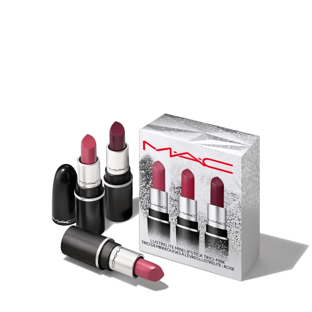 Mac Cosmetics Lustrelite Mini Lipstick Trio Pink