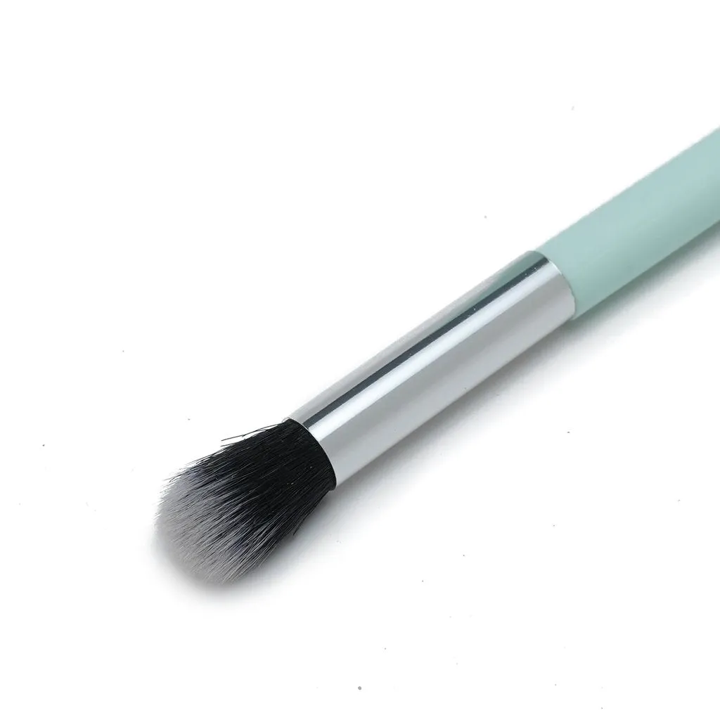 Makeup Brush Set, Pale Turquoise
