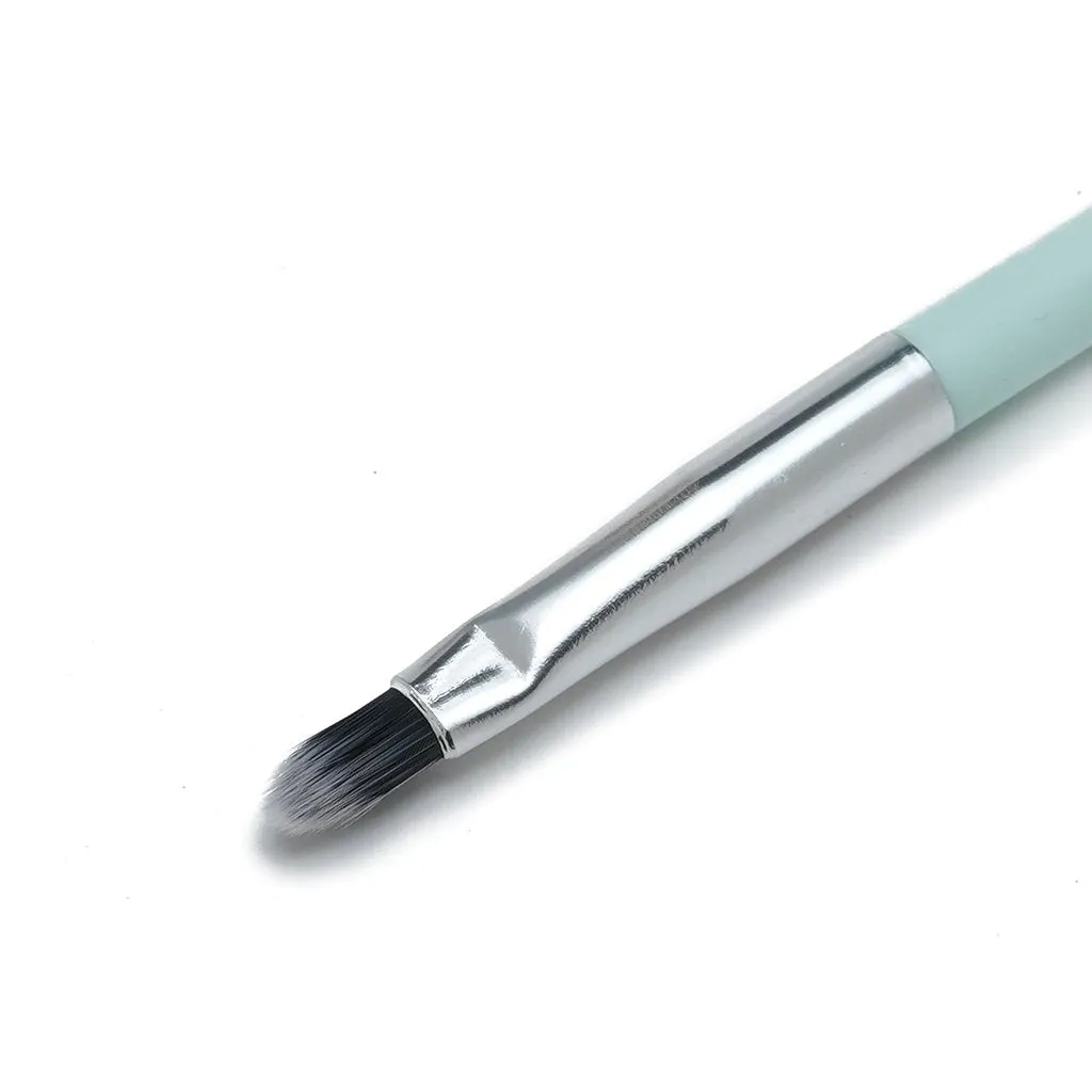 Makeup Brush Set, Pale Turquoise