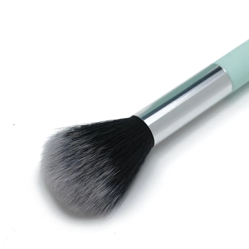 Makeup Brush Set, Pale Turquoise