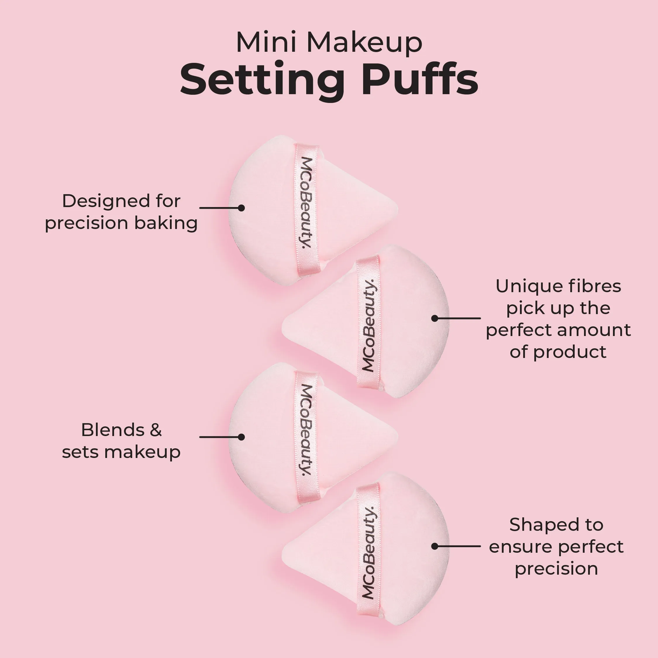 Makeup Setting Puffs 4 Pack