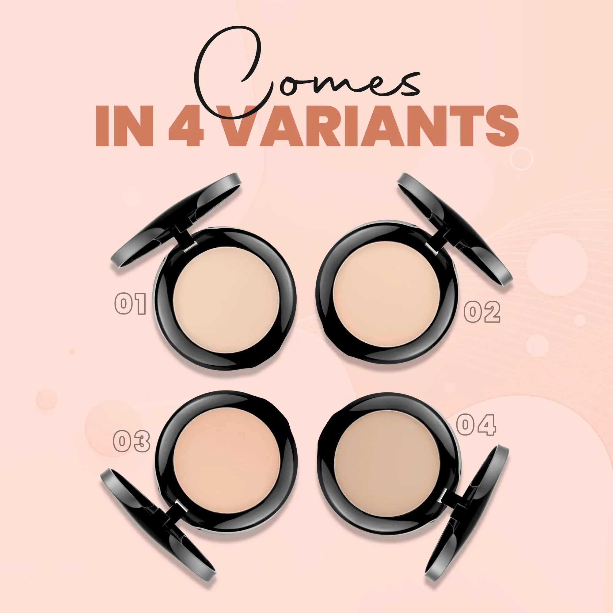 MARS Wonder 2 in 1 Compact with Mirror and Powder Puff | Oil and Sweat Control | Long Lasting Compact Powder (16.0gm) (SHADE-04)