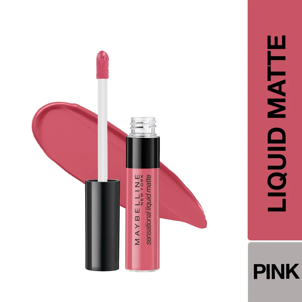Maybelline New York Sensational Liquid Matte Lipstick 04, Easy Berry, 7G.