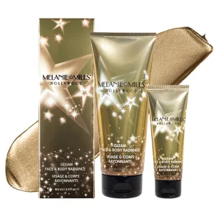 Melanie Mills Hollywood Disco Gold Gleam Face & Body Radiance