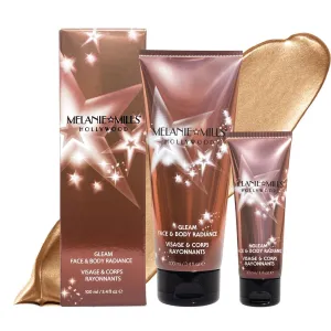 Melanie Mills Hollywood Peach Deluxe Gleam Face & Body Radiance