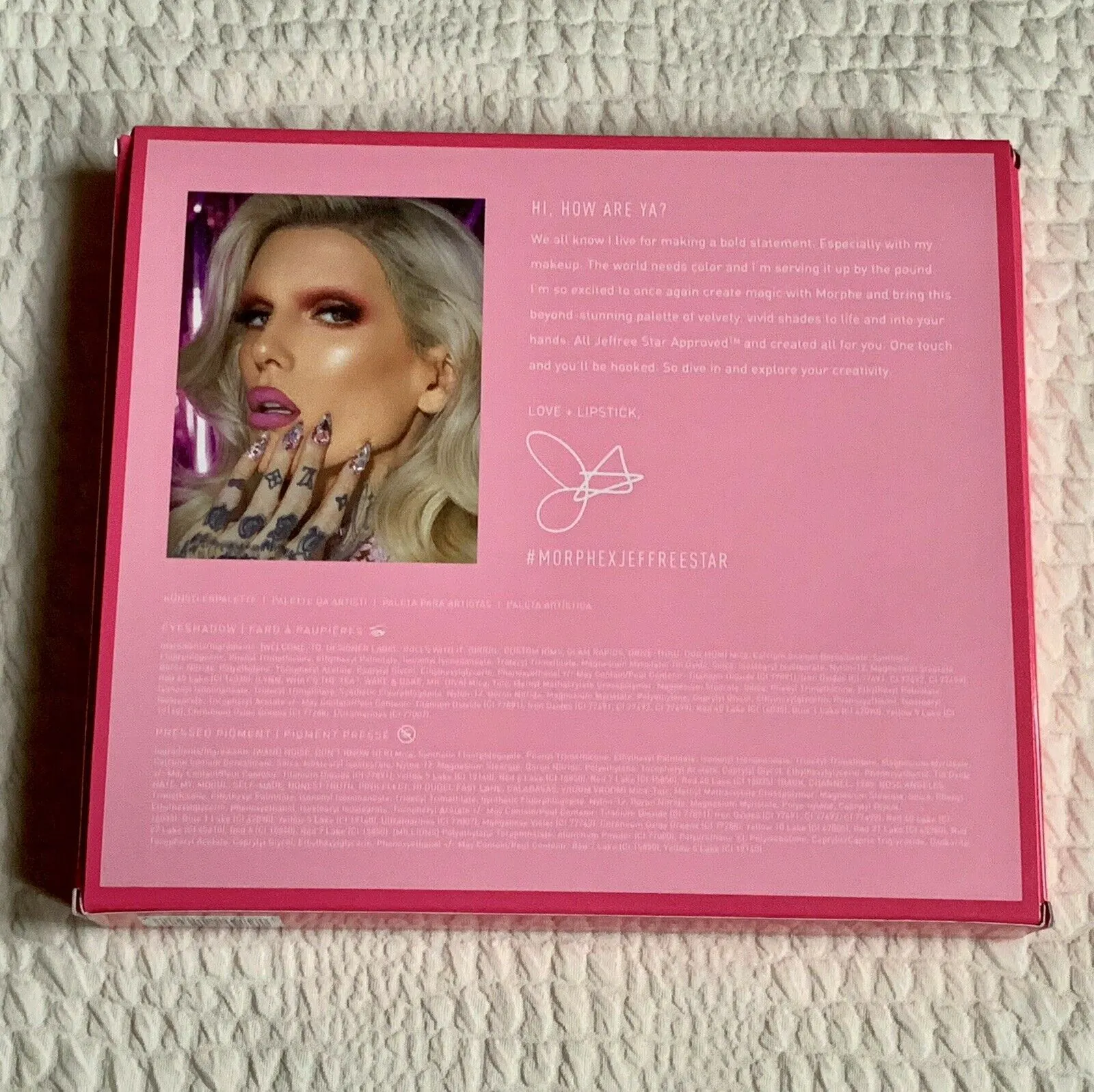 Morphe X Jeffree Star Artistry Palette