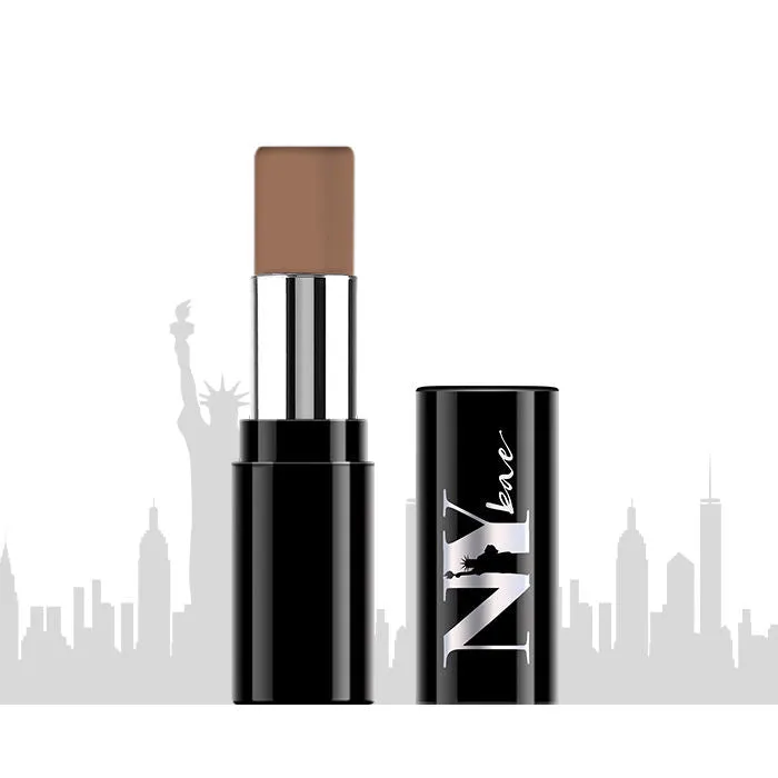 NY Bae Castor Oil Infused Foundation Concealer Colour Corrector Stick, For Dark Skin, Hiding in City Hall - The Chestnut Secret Treasures 25 (4.8 g)
