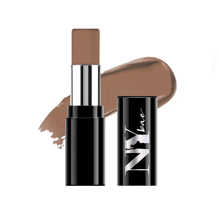 NY Bae Castor Oil Infused Foundation Concealer Colour Corrector Stick, For Dark Skin, Hiding in City Hall - The Chestnut Secret Treasures 25 (4.8 g)