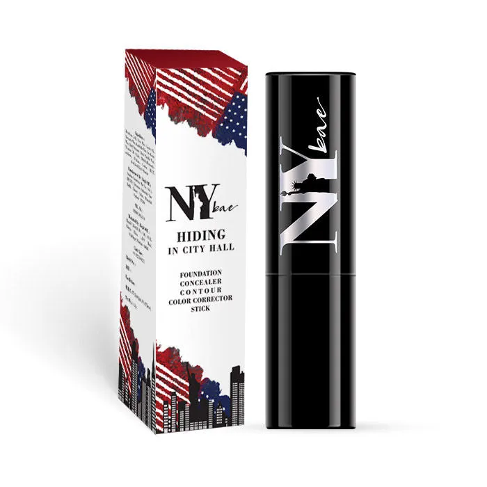NY Bae Castor Oil Infused Foundation Concealer Colour Corrector Stick, For Dark Skin, Hiding in City Hall - The Chestnut Secret Treasures 25 (4.8 g)