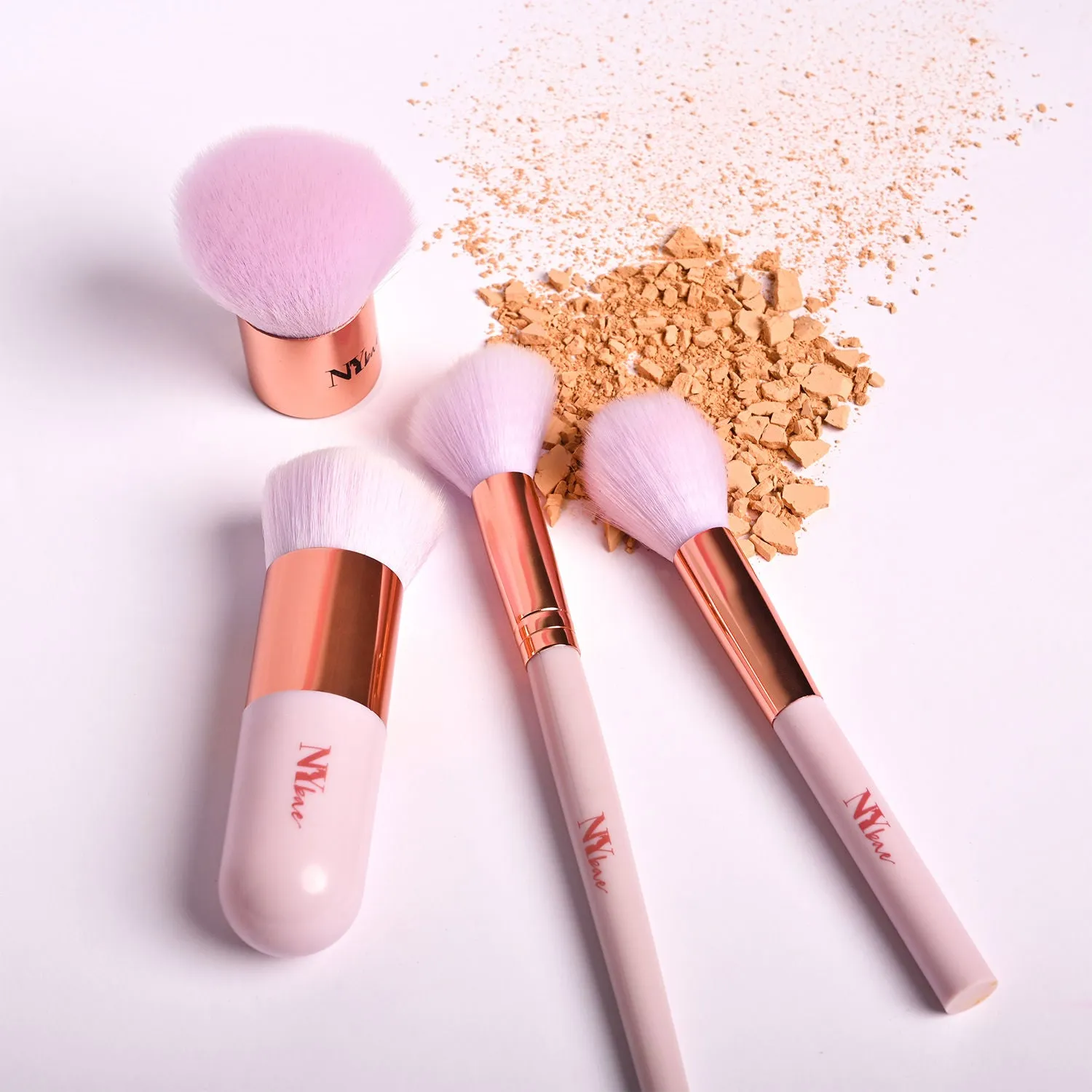 NY Bae Pro Powder Brush | Multipurpose | Smooth Blending | Even Application | Fine & Soft Bristles