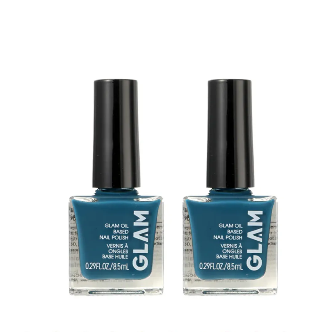 Pack Of 2 | GLAM Oil Based Nail Polish(Sapphire)