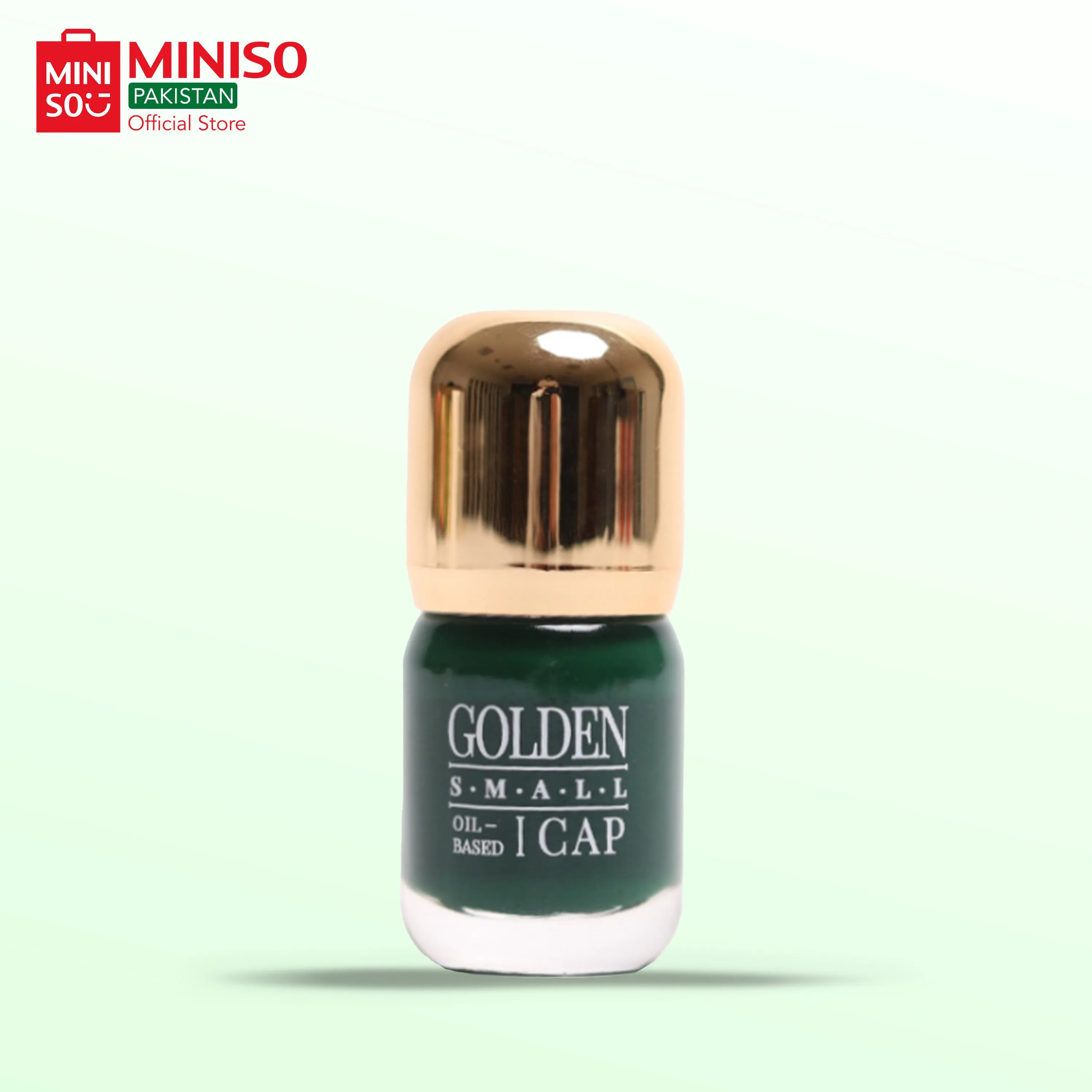 Pack Of 2 | Golden Cap Oil-based Nail Polish(09 Dark Green)