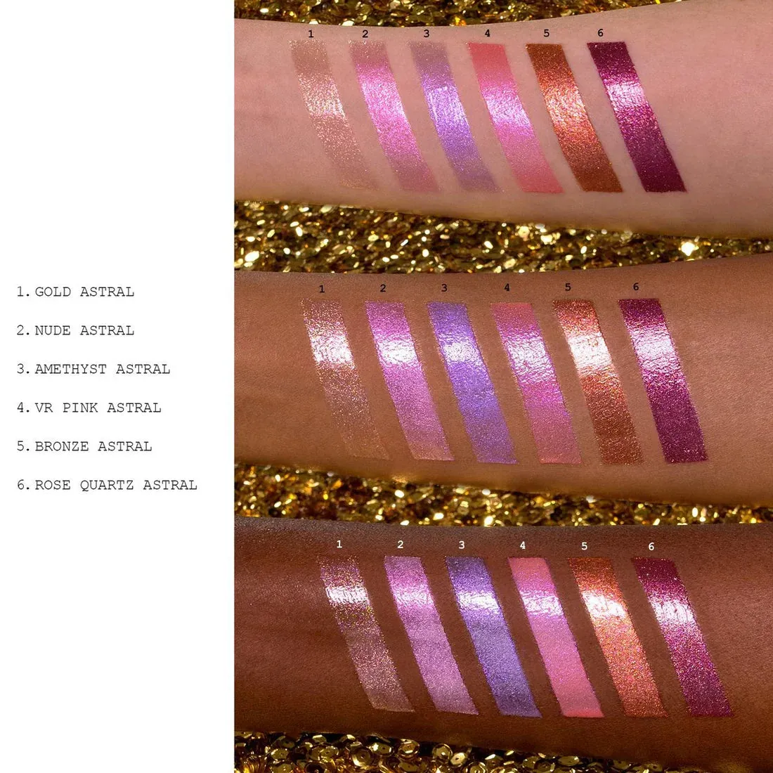 Pat McGrath Lip Fetish Astral Balm Amethyst Astral (Lavender with Pink and Blue Sparkle)