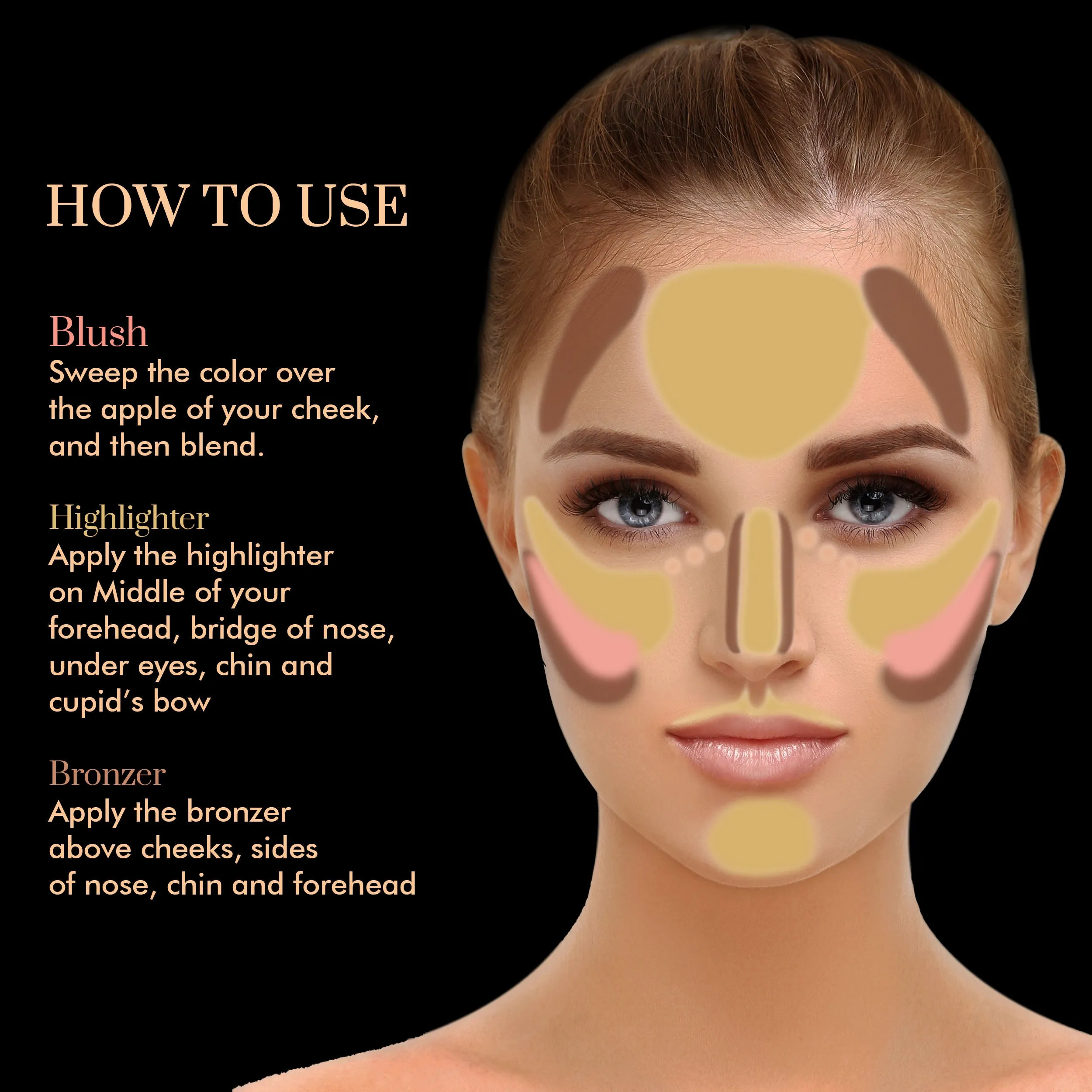 Purplle Luminous Glaze Ultra Complete Face Palette - Long Lasting | Matte | Shimmer | Buildable Coverage | High Pigmentation (12gm)