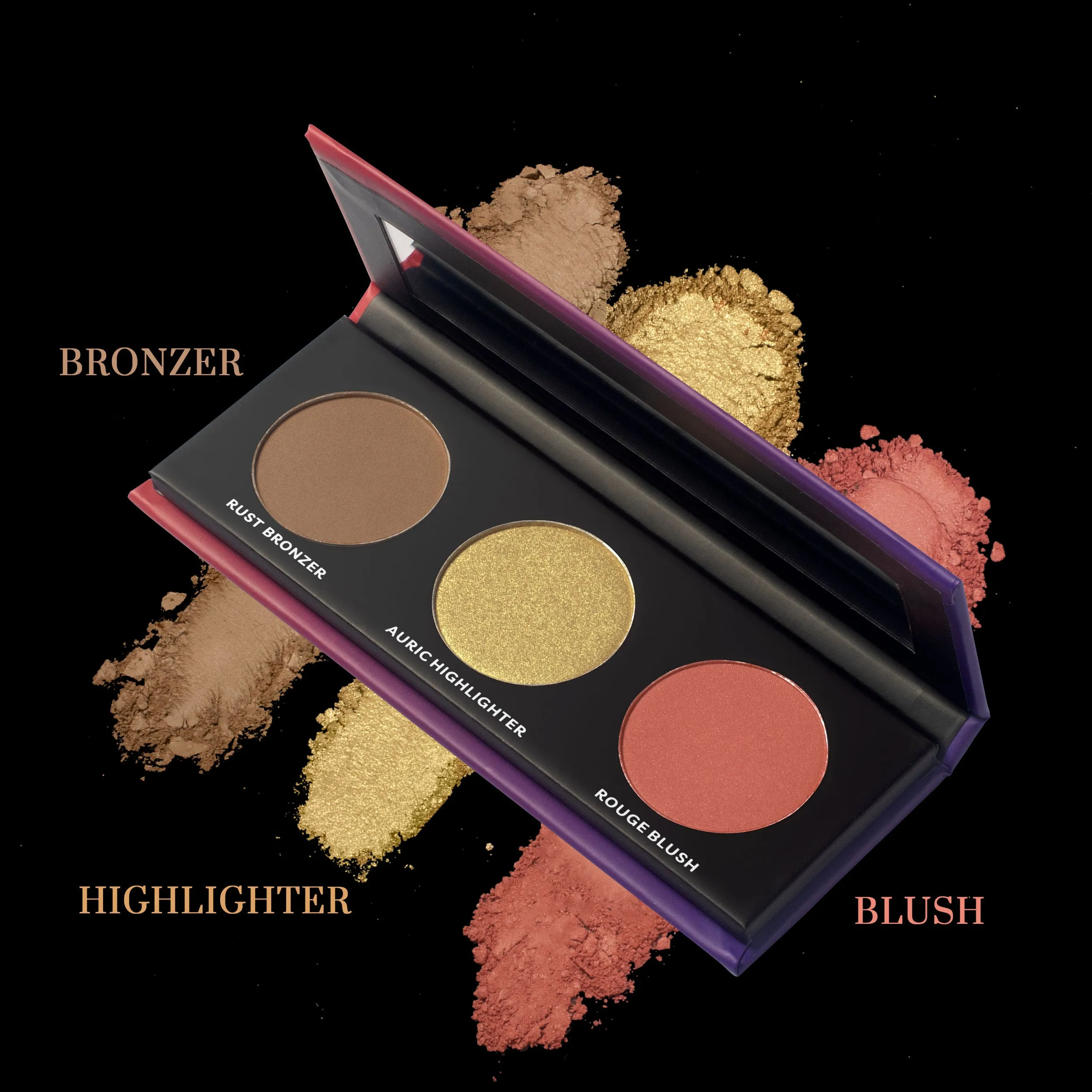 Purplle Luminous Glaze Ultra Complete Face Palette - Long Lasting | Matte | Shimmer | Buildable Coverage | High Pigmentation (12gm)