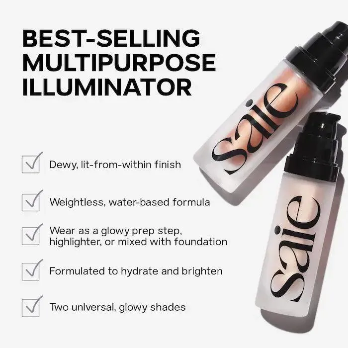 Saie - Glowy Super Illuminating Fluid Gel - Sunglow
