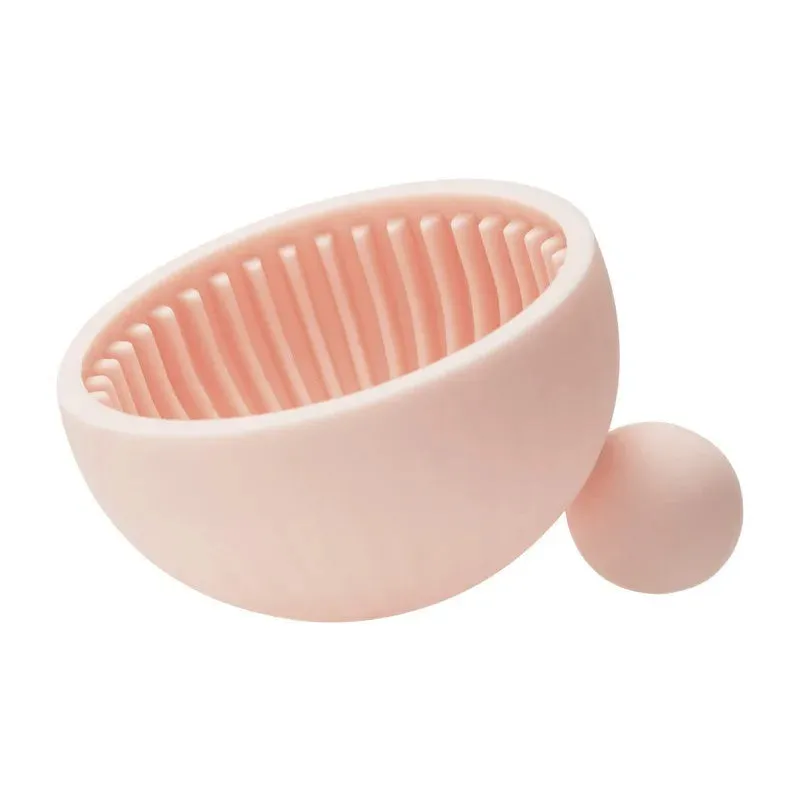Silicone Cleaning Washing Bowl Brush Cleaning Bowl Tools Portable Cleaning Pad Scrubber Pad Makeup Brush Cleaner