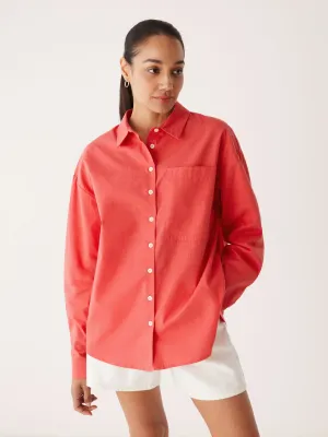 The Kapok Loose Shirt in Maraschino Red