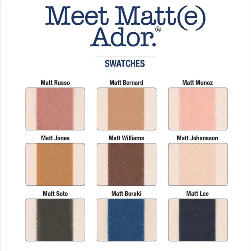 theBalm Meet Matt(e) Ador Matte Eyeshadow Palette Discontinued