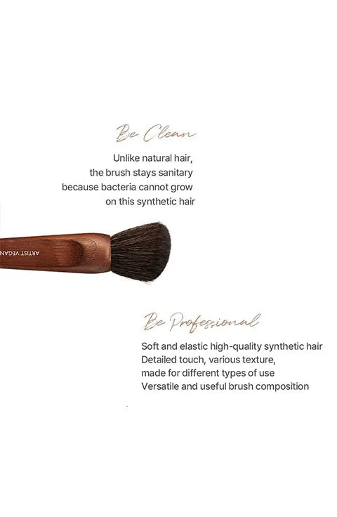 [too cool for school] Artist Vegan Powder Fan Brush