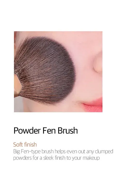 [too cool for school] Artist Vegan Powder Fan Brush